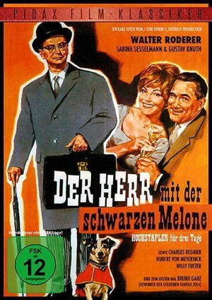 Der Herr mit der Schwarzen Melone (1960) - poster