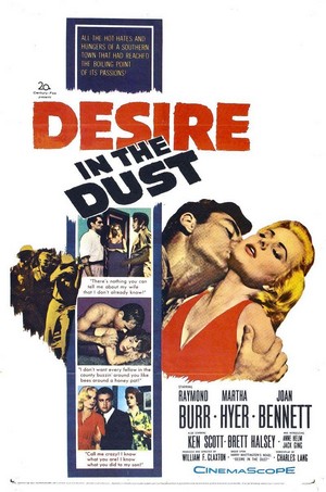 Desire in the Dust (1960) - poster