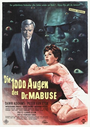 Die 1000 Augen des Dr. Mabuse (1960) - poster