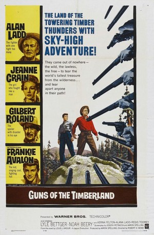 Guns of the Timberland (1960) - poster