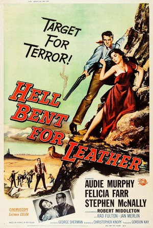 Hell Bent for Leather (1960) - poster
