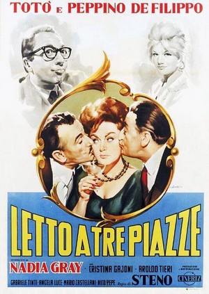 Letto a Tre Piazze (1960) - poster