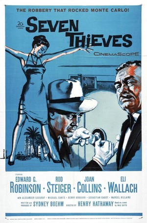 Seven Thieves (1960) - poster