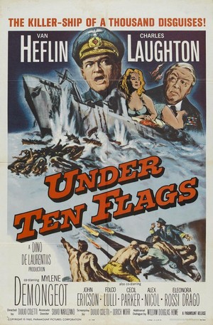Sotto Dieci Bandiere (1960) - poster