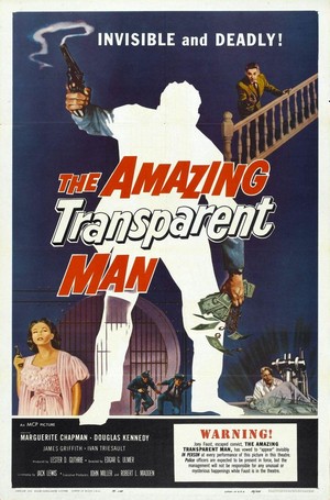 The Amazing Transparent Man (1960) - poster