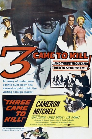 Three Came to Kill (1960) - poster