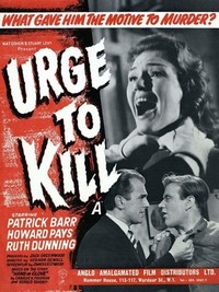 Urge to Kill (1960) - poster