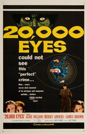 20,000 Eyes (1961) - poster