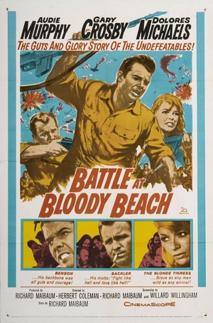 Battle at Bloody Beach (1961) - poster