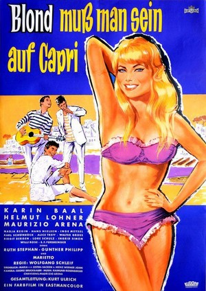 Blond Muß Man Sein auf Capri (1961) - poster