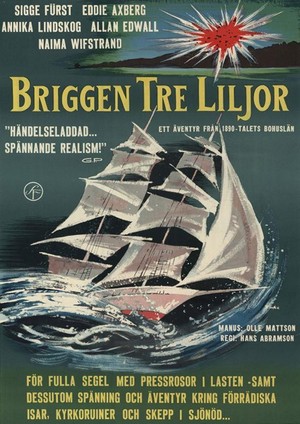 Briggen Tre Liljor (1961) - poster