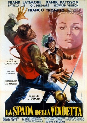 Capitaine Tempête (1961) - poster