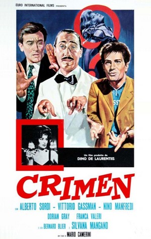 Crimen (1961) - poster