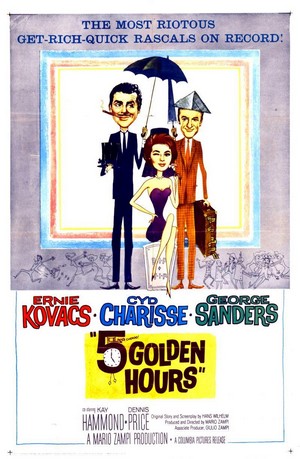 Five Golden Hours (1961) - poster