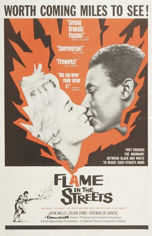 Flame in the Streets (1961) - poster