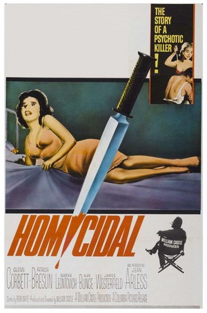 Homicidal (1961) - poster