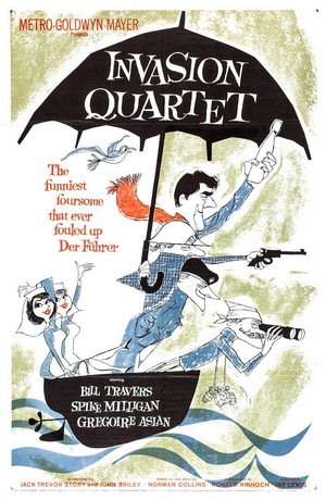 Invasion Quartet (1961) - poster