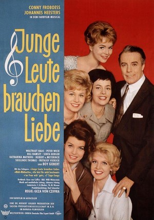 Junge Leute Brauchen Liebe (1961) - poster