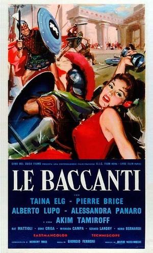Le Baccanti (1961) - poster