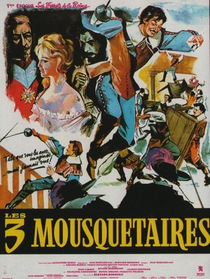Les Trois Mousquetaires: Première Epoque - Les Ferrets de la Reine (1961) - poster