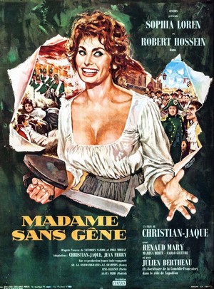 Madame Sans Gêne (1961) - poster