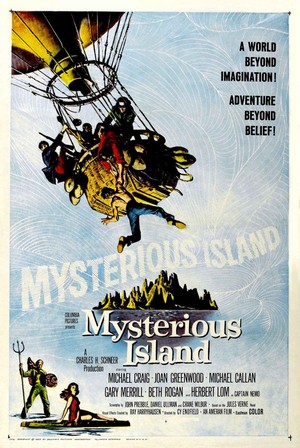 Mysterious Island (1961) - poster