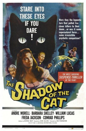 Shadow of the Cat (1961) - poster