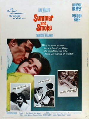 Summer and Smoke (1961) - poster