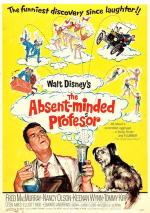 The Absent Minded Professor (1961) - poster