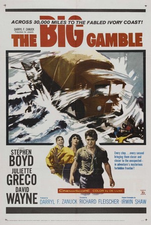 The Big Gamble (1961) - poster