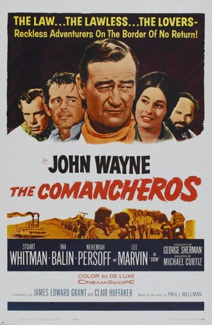 The Comancheros (1961) - poster