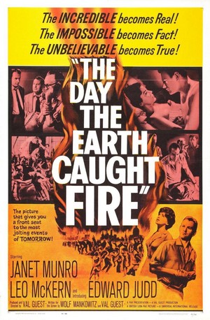 The Day the Earth Caught Fire (1961) - poster