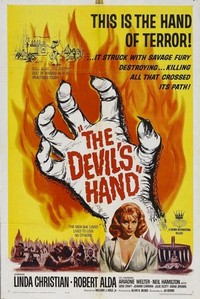 The Devil's Hand (1961) - poster