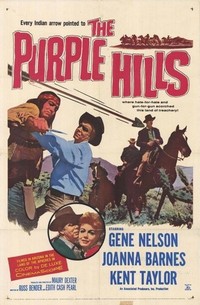 The Purple Hills (1961) - poster