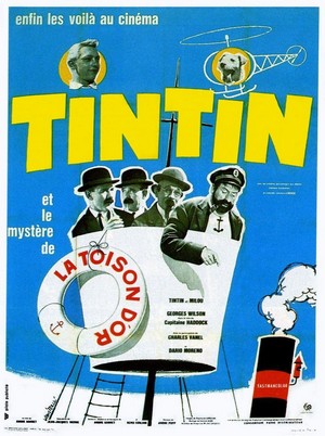 Tintin et le Mystère de la Toison d'Or (1961) - poster