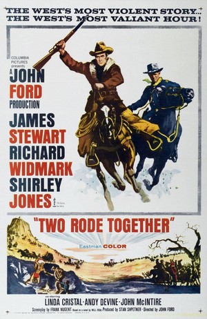 Two Rode Together (1961) - poster
