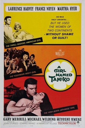 A Girl Named Tamiko (1962) - poster
