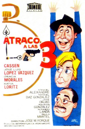 Atraco a las Tres (1962) - poster