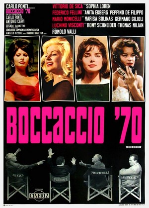 Boccaccio '70 (1962) - poster
