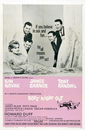 Boys' Night Out (1962) - poster