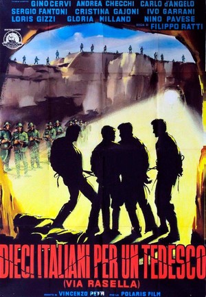 Dieci Italiani per un Tedesco (Via Rasella) (1962) - poster
