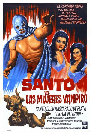 El Santo contra las Mujeres Vampiro (1962) - poster