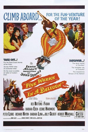 Five Weeks in a Balloon (1962) - poster