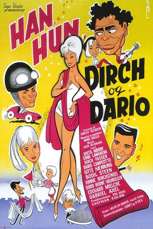 Han, Hun, Dirch og Dario (1962) - poster