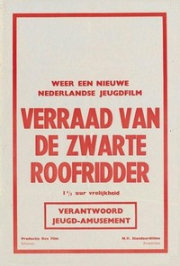 Het Verraad van de Zwarte Roofridder (1962) - poster