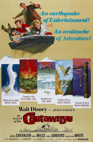 In Search of the Castaways (1962) - poster