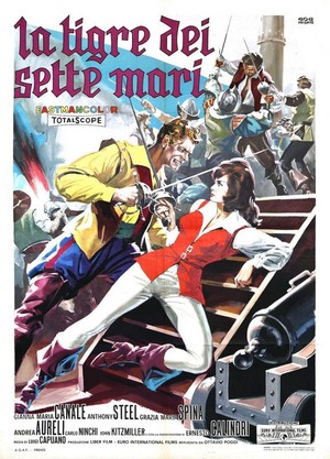 La Tigre dei Sette Mari (1962) - poster