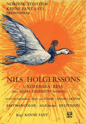 Nils Holgerssons Underbara Resa (1962) - poster