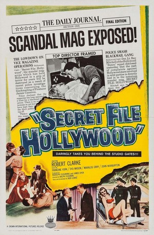 Secret File: Hollywood (1962) - poster