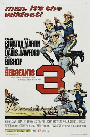 Sergeants 3 (1962) - poster